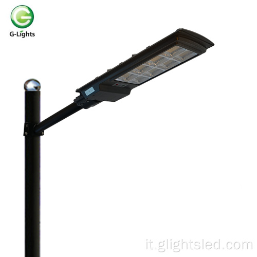 IP65 90w 120w tutto in una luce stradale a led solare integrata